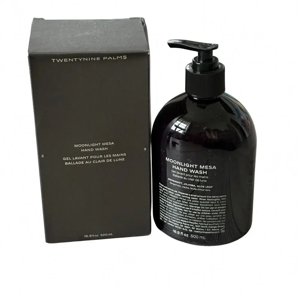 Twentynine Palms Moonlight Mesa Hand Wash 16.9 fl oz Bergamot Jojoba Aloe Gift